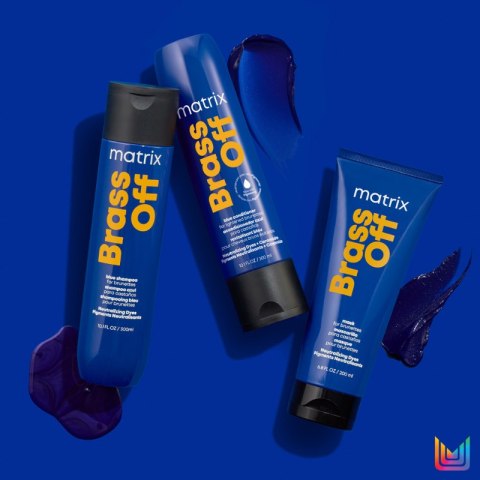 Matrix Brass Off Szampon Neutralizujący Miedziane Odcienie do Włosów Farbowanych 300ml