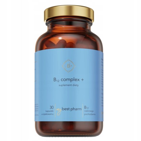 MyBestPharm MyBestB12 Complex+ suplement diety 30 kapsułek MyBestPharm MyBestB12 Complex+ suplement diety 30 kapsułek