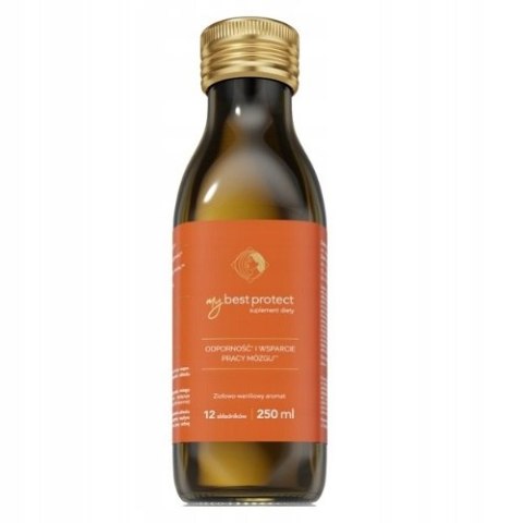 MyBestPharm MyBestProtect suplement diety ziołowo-waniliowy 250ml MyBestPharm MyBestProtect suplement diety ziołowo-waniliowy 250ml