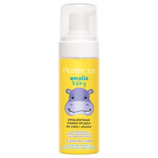 Perfecta Emolic Baby emolientowa pianka myjąca do ciała i włosów 160ml