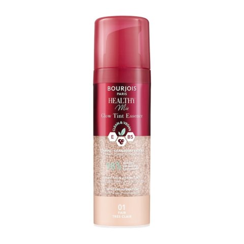 Bourjois Healthy Mix Glow Tint Essence nawilżająca esencja wyrównująca koloryt 01 Fair 30ml Bourjois Healthy Mix Glow Tint Essence nawilżająca esencja wyrównująca koloryt 01 Fair 30ml