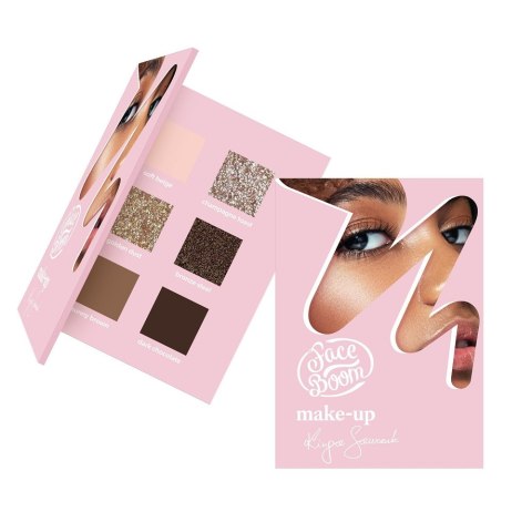 Face Boom Eyeshadow Palette paleta cieni do powiek Nude Mood 9g Face Boom Eyeshadow Palette paleta cieni do powiek Nude Mood 9g