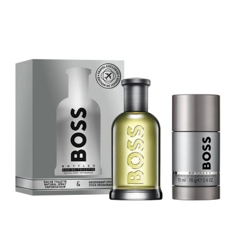 Hugo Boss Bottled zestaw woda toaletowa spray 100ml + dezodorant sztyft 75ml Hugo Boss Bottled zestaw woda toaletowa spray 100ml + dezodorant sztyft 75ml