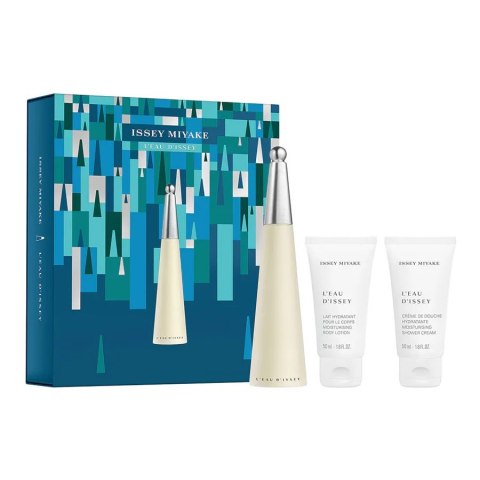 Issey Miyake L'Eau d'Issey Pour Femme zestaw woda toaletowa spray 50ml + balsam do ciała 50ml + krem pod prysznic 50ml Issey Miyake L'Eau d'Issey Pour Femme zestaw woda toaletowa spray 50ml + balsam do ciała 50ml + krem pod prysznic 50ml