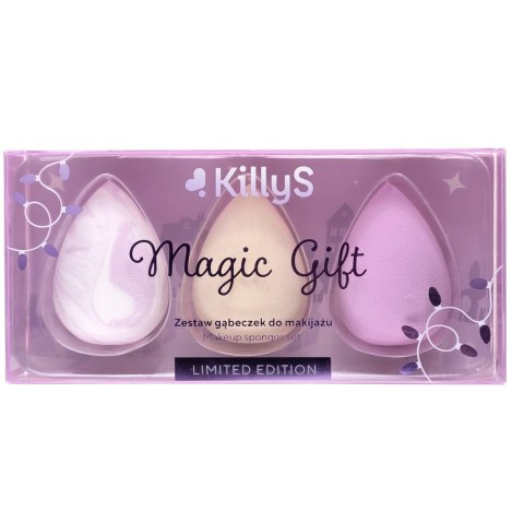 KillyS Magic Gift zestaw gąbeczek do makijażu 3szt. KillyS Magic Gift zestaw gąbeczek do makijażu 3szt.