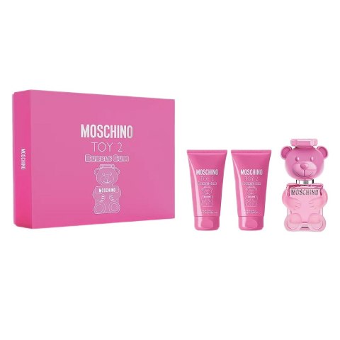 Moschino Toy 2 Bubble Gum zestaw woda toaletowa spray 50ml + żel pod prysznic 50ml + balsam do ciała 50ml Moschino Toy 2 Bubble Gum zestaw woda toaletowa spray 50ml + żel pod prysznic 50ml + balsam do ciała 50ml