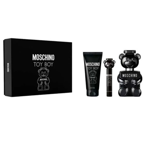 Moschino Toy Boy zestaw woda perfumowana spray 100ml + żel do ciała 100ml + woda perfumowana spray 10ml Moschino Toy Boy zestaw woda perfumowana spray 100ml + żel do ciała 100ml + woda perfumowana spray 10ml