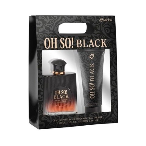 Omerta Oh So! Black For Women zestaw woda perfumowana spray 100ml + żel pod prysznic 100ml Omerta Oh So! Black For Women zestaw woda perfumowana spray 100ml + żel pod prysznic 100ml