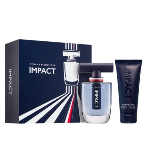Tommy Hilfiger Impact zestaw woda toaletowa spray 100ml + żel pod prysznic 100ml Tommy Hilfiger Impact zestaw woda toaletowa spray 100ml + żel pod prysznic 100ml