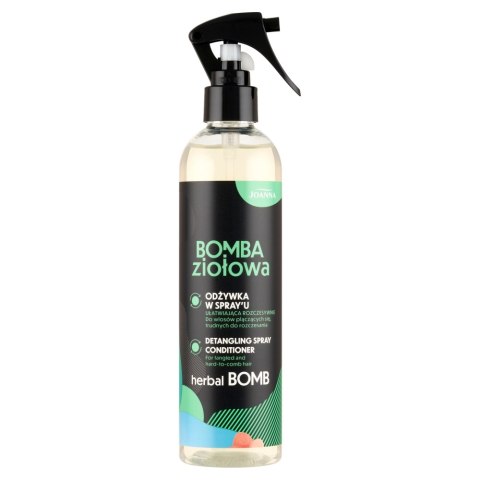 Joanna Bomba Ziołowa odżywka w sprayu ułatwiająca rozczesywanie 300ml Joanna Bomba Ziołowa odżywka w sprayu ułatwiająca rozczesywanie 300ml