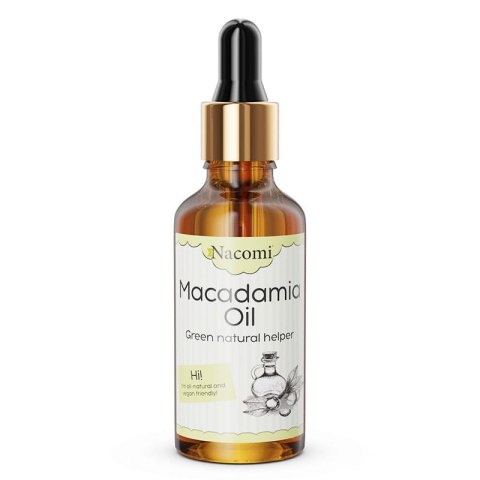 Nacomi Macadamia Oil olej macadamia z pipetą 50ml