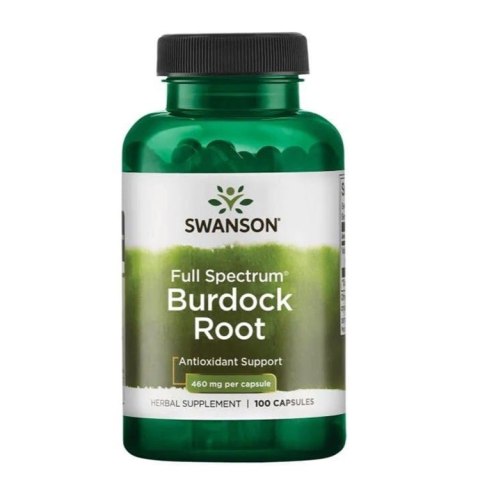Swanson Full Spectrum Burdock Root suplement diety wspierający trawienie i zdrowie skóry 100 kapsułek Swanson Full Spectrum Burdock Root suplement diety wspierający trawienie i zdrowie skóry 100 kapsułek