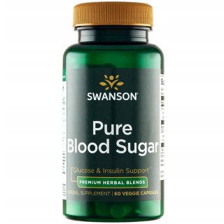 Swanson Pure Blood Sugar suplement diety wspierający zdrowy poziom glukozy we krwi 60 kapsułek