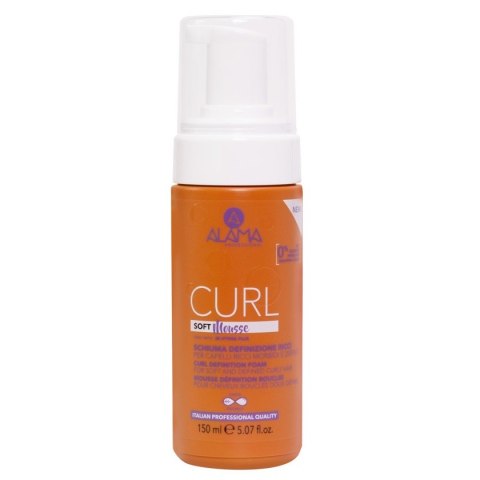 Alama Curl lekka pianka do włosów kręconych 150ml Alama Curl lekka pianka do włosów kręconych 150ml