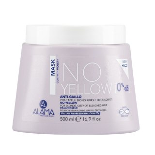 Alama No Yellow maska przeciw żółknięciu do włosów blond i siwych 500ml