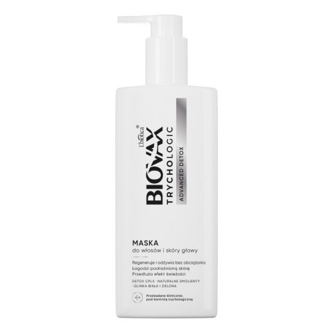 BIOVAX Trychologic Advanced Detox maska do włosów i skóry głowy 200ml