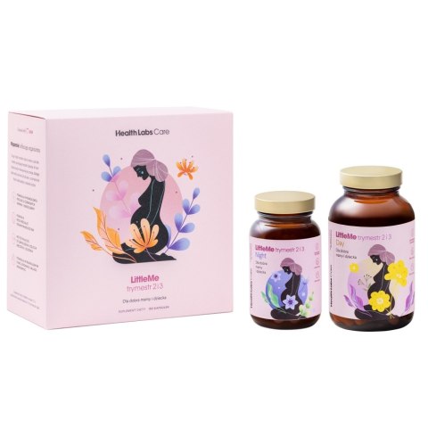 HealthLabs LittleMe formuła wspierająca prawidłowy rozwój ciąży trymestr 2 i 3 suplement diety 150 kapsułek HealthLabs LittleMe formuła wspierająca prawidłowy rozwój ciąży trymestr 2 i 3 suplement diety 150 kapsułek