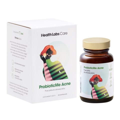 HealthLabs ProbioticMe Acne probiotyk z cynkiem dla wsparcia zdrowej skóry 30 kapsułek HealthLabs ProbioticMe Acne probiotyk z cynkiem dla wsparcia zdrowej skóry 30 kapsułek