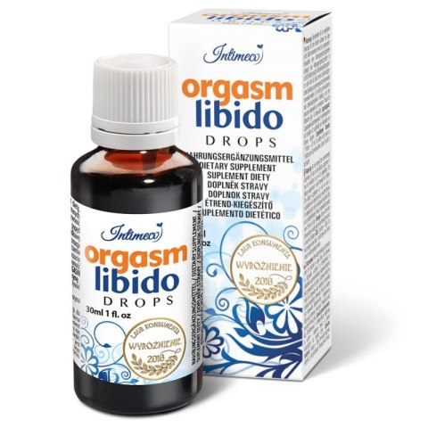 Intimeco Orgasm Libido Drops krople zwiększające libido 30ml Intimeco Orgasm Libido Drops krople zwiększające libido 30ml