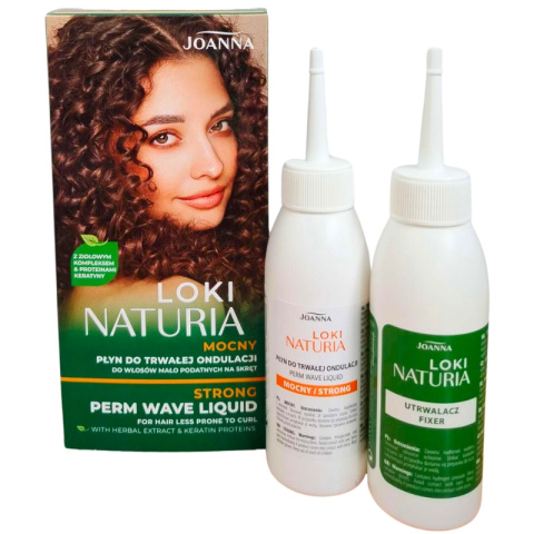 Joanna Naturia Loki Płyn do Trwałej Ondulacji + Utrwalacz Mocny 2x75ml