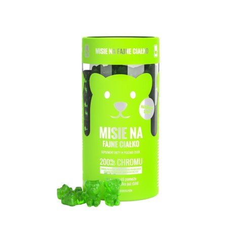 Noble Health Misie na fajne ciałko suplement diety w postaci żelek 300g Noble Health Misie na fajne ciałko suplement diety w postaci żelek 300g