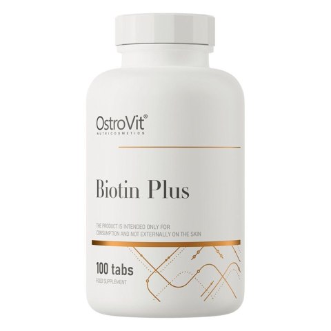 OstroVit Biotin Plus biotyna suplement diety 100 tabletek OstroVit Biotin Plus biotyna suplement diety 100 tabletek