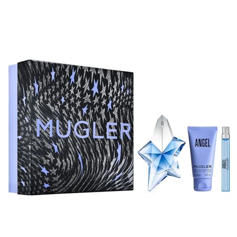 Thierry Mugler Angel zestaw woda perfumowana spray 50ml + balsam do ciała 50ml + woda perfumowana spray 10ml Thierry Mugler Angel zestaw woda perfumowana spray 50ml + balsam do ciała 50ml + woda perfumowana spray 10ml