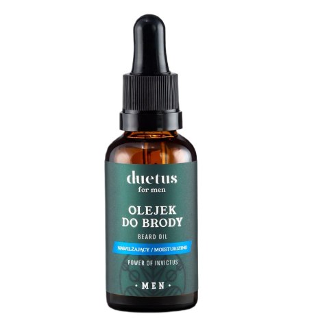 Duetus For Men nawilżający olejek do brody 30ml Duetus For Men nawilżający olejek do brody 30ml