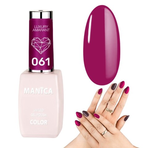 Manica Lakier hybrydowy LED/UV 10ml - Luxury Amarant - 061
