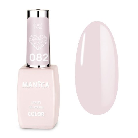Manica Lakier hybrydowy LED/UV 10ml - Pure Pink - 082