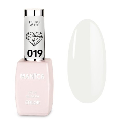 Manica Lakier hybrydowy LED/UV 10ml - Retro White- 019