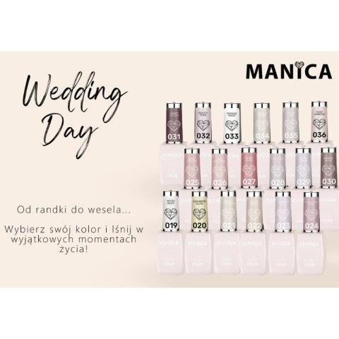 Manica Lakier hybrydowy LED/UV 10ml - Retro White- 019