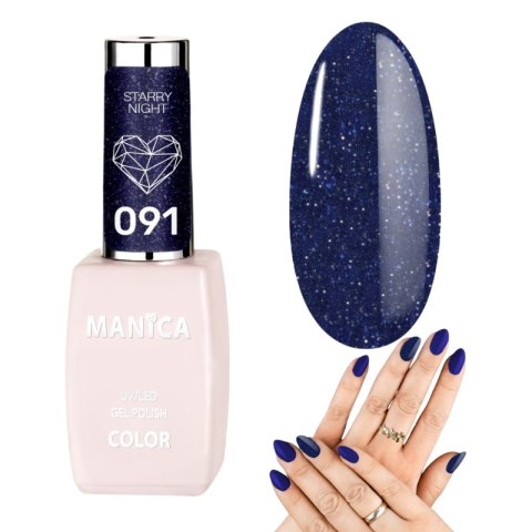 Manica Lakier hybrydowy LED/UV 10ml - Starry Night - 091