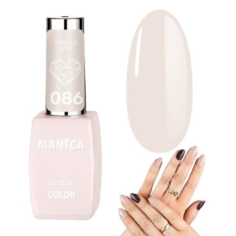 Manica Lakier hybrydowy LED/UV 10ml - Vanilla Day - 086 Manica Lakier hybrydowy LED/UV 10ml - Vanilla Day - 086