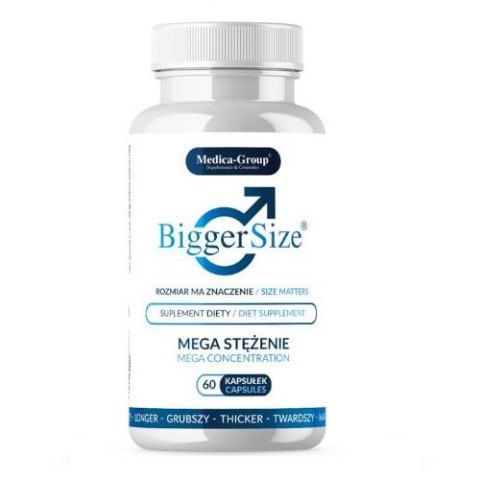 Medica-Group BiggerSize suplement diety na powiększenie i pogrubienie penisa 60 kapsułek Medica-Group BiggerSize suplement diety na powiększenie i pogrubienie penisa 60 kapsułek