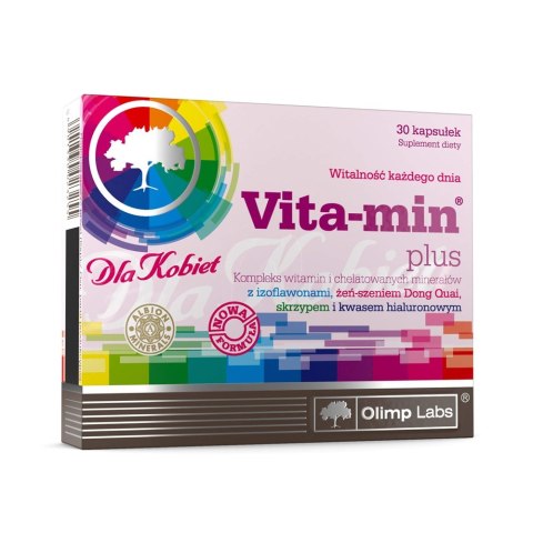 Olimp Labs Vita-Min Plus Dla Kobiet suplement diety 30 kapsułek Olimp Labs Vita-Min Plus Dla Kobiet suplement diety 30 kapsułek
