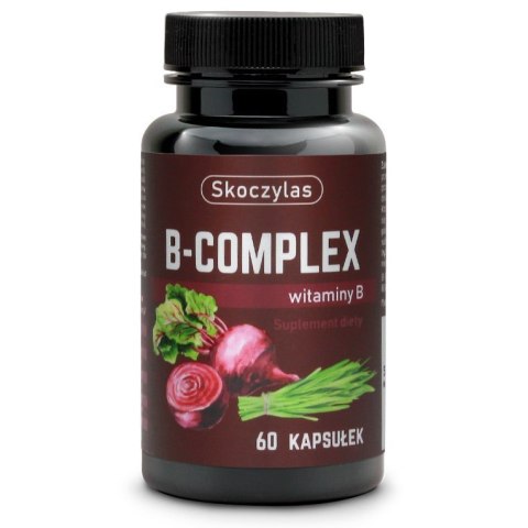 Skoczylas B-Complex formy metylowane suplement diety 60 kapsułek Skoczylas B-Complex formy metylowane suplement diety 60 kapsułek