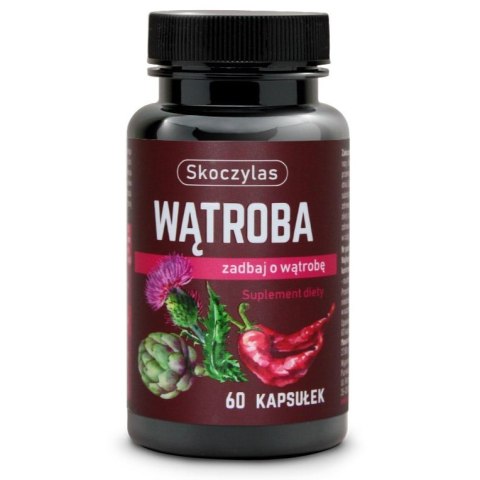 Skoczylas Wątroba ostropest + karczoch + kapsaicyna suplement diety 60 kapsułek Skoczylas Wątroba ostropest + karczoch + kapsaicyna suplement diety 60 kapsułek