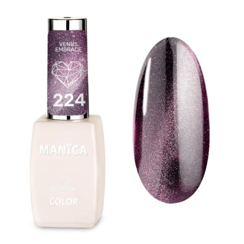 Manica Lakier hybrydowy Cat Eye LED/UV 10ml - Venus Embrace - 224 Manica Lakier hybrydowy Cat Eye LED/UV 10ml - Venus Embrace - 224