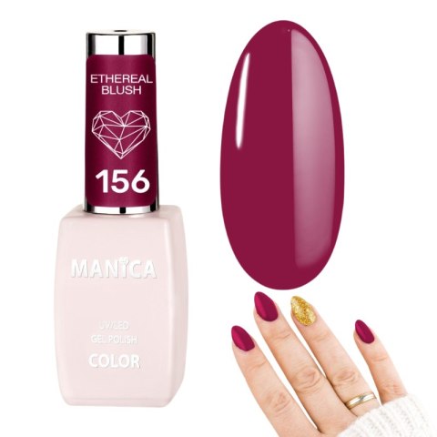 Manica Lakier hybrydowy LED/UV 10ml - Ethereal Blush - 156 Manica Lakier hybrydowy LED/UV 10ml - Ethereal Blush - 156