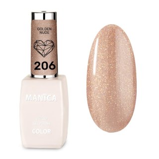 Manica Lakier hybrydowy LED/UV 10ml - Golden Nude - 206