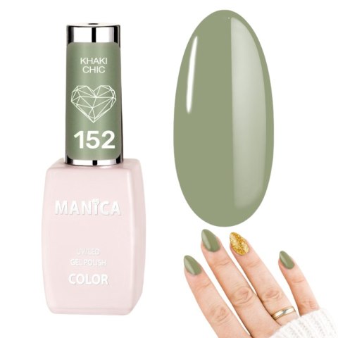 Manica Lakier hybrydowy LED/UV 10ml - Khaki Chic - 152 Manica Lakier hybrydowy LED/UV 10ml - Khaki Chic - 152