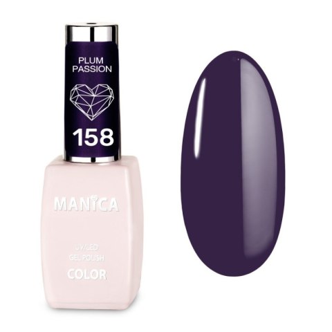 Manica Lakier hybrydowy LED/UV 10ml - Plum Passion - 158