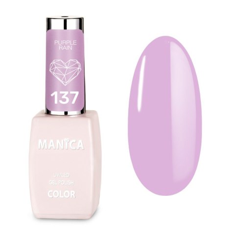 Manica Lakier hybrydowy LED/UV 10ml - Purple Rain - 137 Manica Lakier hybrydowy LED/UV 10ml - Purple Rain - 137