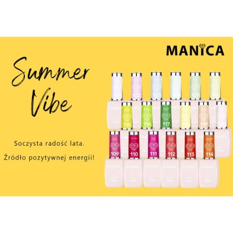 Manica Lakier hybrydowy LED/UV 10ml - Silly Coral - 109 Manica Lakier hybrydowy LED/UV 10ml - Silly Coral - 109