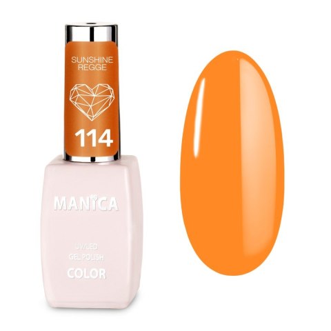 Manica Lakier hybrydowy LED/UV 10ml - Sunshine Reggae - 114 Manica Lakier hybrydowy LED/UV 10ml - Sunshine Reggae - 114