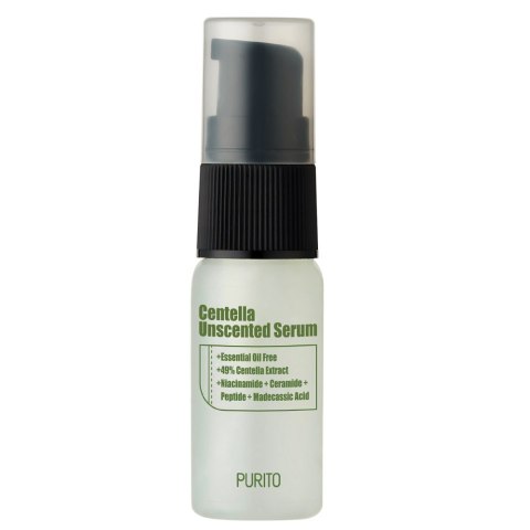 PURITO Centella Unscented Serum mini regenerujące serum z ekstraktem z wąkroty azjatyckiej 15ml