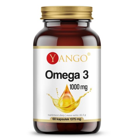 Yango Omega 3 1000mg suplement diety 60 kapsułek Yango Omega 3 1000mg suplement diety 60 kapsułek