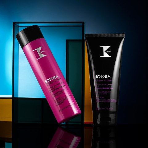 K-Time Color Code Maska Ochronna i Rozświetlająca do Włosów Farbowanych 200ml K-Time Color Code Maska Ochronna i Rozświetlająca do Włosów Farbowanych 200ml
