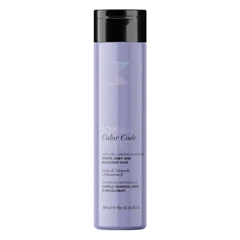 K-Time Color Code Silver Szampon Przeciwko Żółtym Refleksom 300ml K-Time Color Code Silver Szampon Przeciwko Żółtym Refleksom 300ml